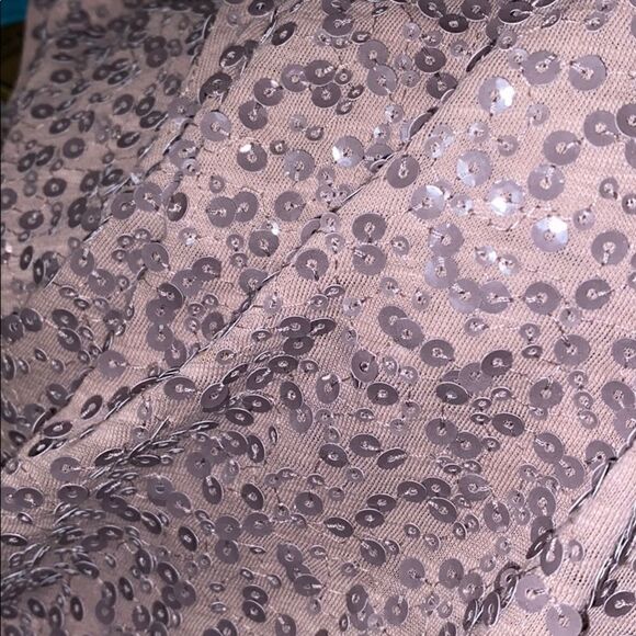 J Crew neutral cotton sparkle sequin tank 📏 - Picture 5 of 6